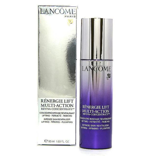 Lancome Renergie Lift Multi-Action Reviva-Concentrate Intense Skin Revitalizer 50 ml. เซรั่มบำรุงผิวทรงประสิทธิภาพเพื่อยกระดับความกระชับของผิว คืนความอ่อนเยาว์ให้ผิวดูตึงกระชับ เรียบเนียน เปล่งปลั่ง อย่างเป็นธรรมชาติ ด้วยเซรั่มในชุดผลิตภัณฑ์