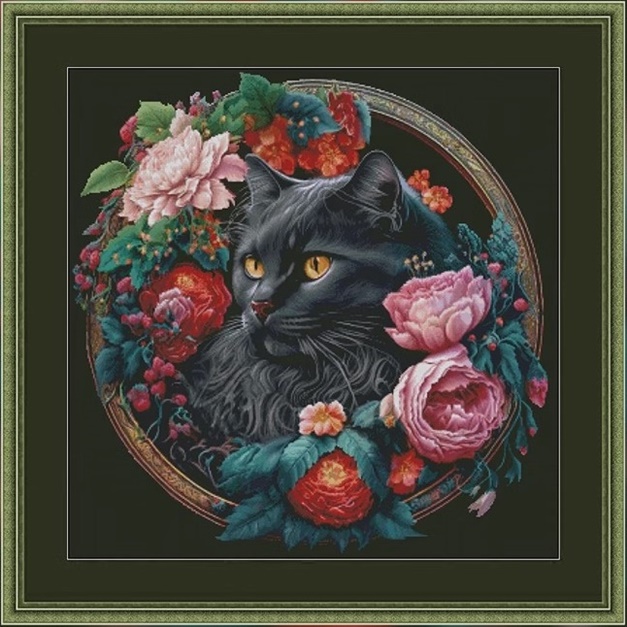 Cat of flowers (พิมพ์ลาย)