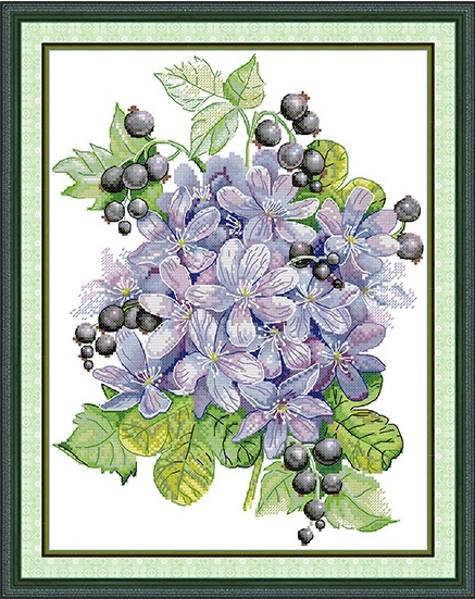 Purple blossom (ไม่พิมพ์/พิมพ์ลาย)