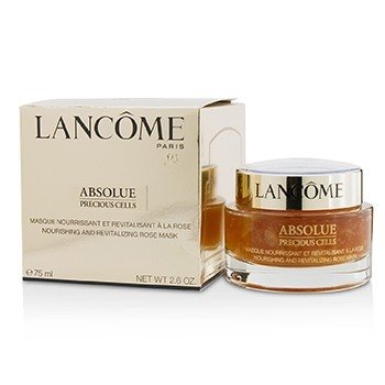 Lancome Absolue Precious Cells Nourishing And Revitalizing Rose Mask 75ml. มาส์กที่อุดมไปด้วยสารสกัดจากดอกกุหลาบสุดหรูหราจากแบรนด์ Lancome มาแล้วค่าสาวๆ สำหรับมาส์กตัวนี้จะอยู่ในไลน์ Absolue ที่จะเน้นเรื่องการดูแลริ้วรอย ความไม่กระชับของผิวหน