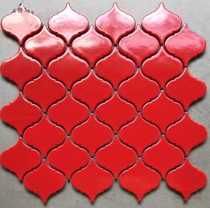กระเบื้องเซรามิค สีแดง
