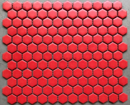 กระเบื้องเซรามิค สีแดง