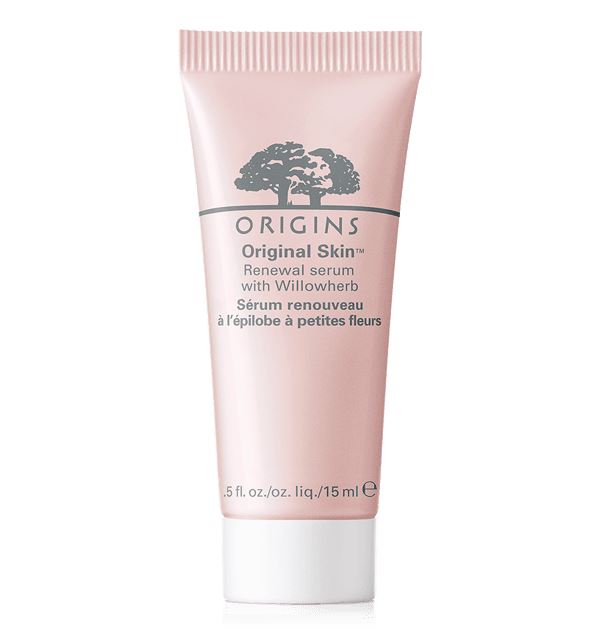 *พร้อมส่ง*Origins Original Skin Renewal Serum with Willowherb ขนาดทดลอง 15ml. เซรั่มบำรุงผิวคืนความกระจ่างใสเปล่งประกาย ช่วยให้รูขุมขนแลดูกระชับ พร้อมฟื้นบำรุงสภาพผิวให้แลดูเรียบเนียน เพื่อการดูแลผิวขั้นสุด เพียง 4 สัปดาห์ สัมผัสได้ถึงการเปลี่ยนแปลงของผ