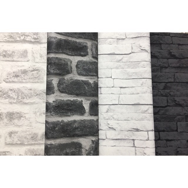 wallอิฐ หินไม้2 ยาว10ม. กว้าง53ซม ม้วน5ตรมrs