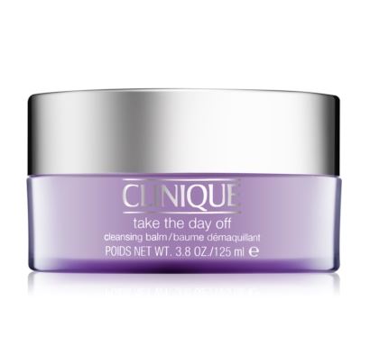 CLINIQUE Take The Day Off Cleansing Balm 125 ml. ผลิตภัณฑ์ทำความสะอาดเครื่องสำอางเนื้อบาล์มเนียนนุ่มที่จะเปลี่ยนสภาพเป็นครีมน้ำนม เมื่อสัมผัสกับน้ำ ช่วยขจัดสิ่งสกปรก คราบเมคอัพที่ติดทนให้สะอาดหมดจด และคงสมดุลความชุ่มชื่นตามธรรมชาติของผิว ให้ผิ