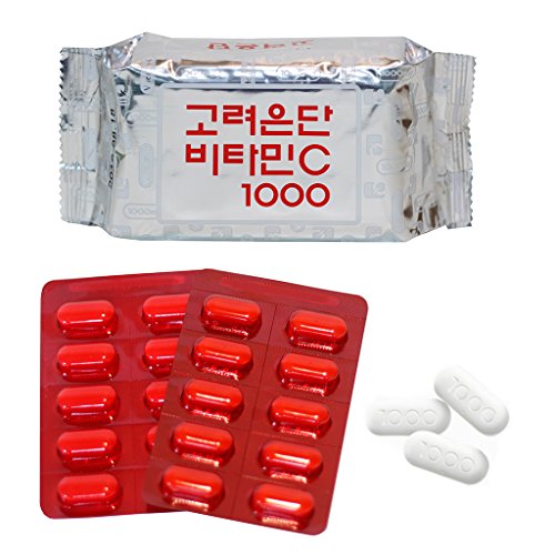 Korea Eundan Vitamin C 1000 mg. 60 เม็ด (ไม่มีกล่อง แกะแยกขายมาจากกล่องใหญ่) วิตามินซีอันดับ 1 ของเกาหลี ลดการเกิดริ้วรอย ป้องกันหวัด ภูมิแพ้ ช่วยผิวขาวใสขึ้น ช่วยเพิ่มความเปล่งปลั่งให้กับผิว ผิวอ่อร่า ขาวใส เนียนนุ่มขึ้น ชะลอวัย ต่อต้านอนุมูล