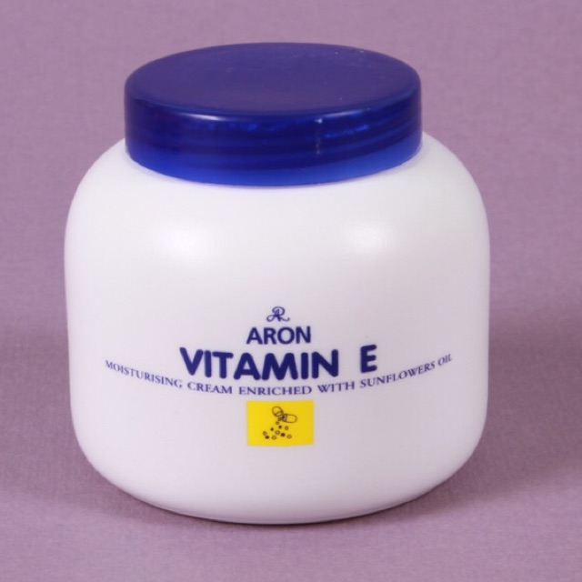 Aron Vit E Cream 200g. ครีมวิตามินอี บำรุงผิว