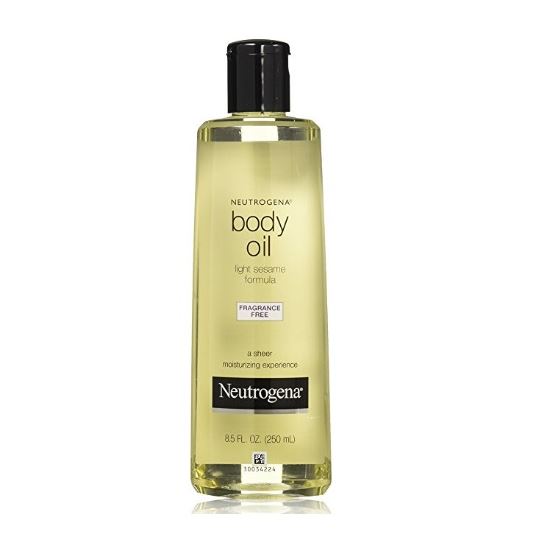 Neutrogena Body Oil Light Sesame Formula Fragrance Free 250 ml. นูโทรจีน่าบอดี้ออยล์ นำเข้าจากอเมริกา ออยทาผิวสำหรับผู้ที่มีผิวแห้งกร้าน ไม่เหนียวเหนอะหนะ แต่คงความชุ่มชื่นได้ยาวนาน มีส่วนผสมของน้ำมันงาอุดมไปด้วยวิตามินอี ช่วยทำให้ผิวเต่งตึง น