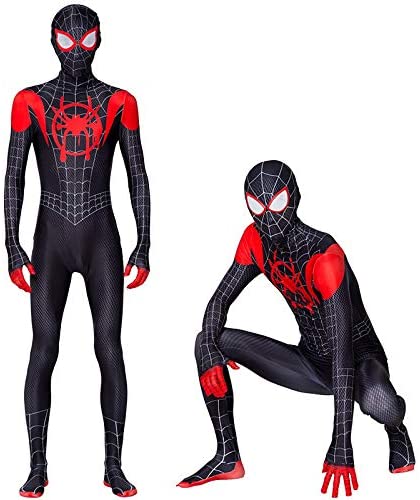 ++พร้อมส่ง++สไปเดอร์เวิร์ส ชุดสไปเดอร์แมนรุ่นใหม่ SPIDER-MAN: INTO THE SPIDER-VERSE ชุดไอ้แมงมุม ชุดSpiderMan  ชุด+หน้ากาก Spider Verse สไปเดอร์เวิร์ส  ปี2019