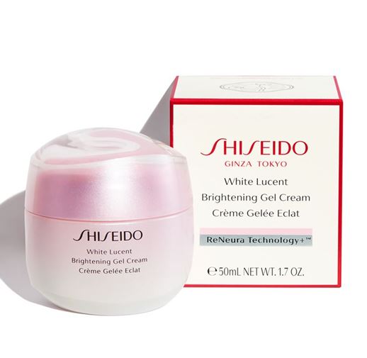 Shiseido White Lucent Brightening Gel Cream 50 ml. ครีมเจลบำรุงผิว สำหรับทุกสภาพผิว เพื่อผิวเปล่งปลั่ง กระจ่างใส เนื้อบางเบา ซึมไว ให้สัมผัสชุ่มฉ่ำ มอบความชุ่มชื้นและการบำรุงอย่างล้ำลึก ฟื้นบำรุงผิวแห้งกร้านให้ดูสดใส ลดปัญหาสีผิวที่ไม่สม่ำเสมอ