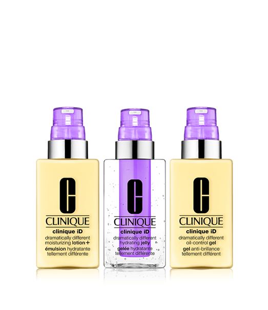 CLINIQUE iD Active Cartridge Concentrate - Lines & Wrinkles นวัตกรรมใหม่สุดสร้างสรรค์ มอยเจอร์ที่ใช้งานคู่กับบูสเตอร์สีม่วง เหมาะสำหรับผิวที่มีริ้วรอย เสริมสร้างเซลล์ผิวใหม่ เติมเต็มริ้วรอยแห่งวัย ช่วยให้เส้นริ้วรอยต่าง ๆ แลดูตื้นและเรียบเ