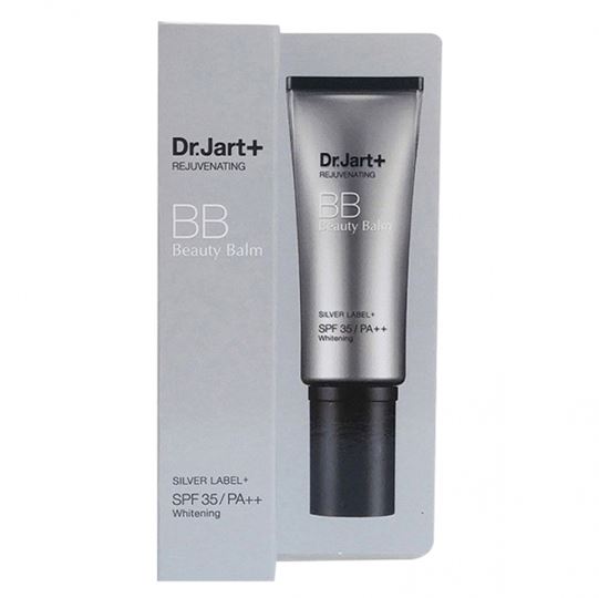 **พร้อมส่ง**Dr.Jart+ Rejuvenating BB Cream Beauty Balm Silver Label+ SPF 35 PA++ Whitening 10 ml. บีบีครีมที่ขายดีที่สุดของแบรนด์ Dr.Jart+ เนื้อบางเบาเหมาะสำหรับปกปิดสิว รอยแดง ความหมองคล้ำ จุดด่างดำต่างๆ พร้อมเติมความชุ่มชื้น ปรับผิวหน้าให้แลดูขาวกระจ่าง