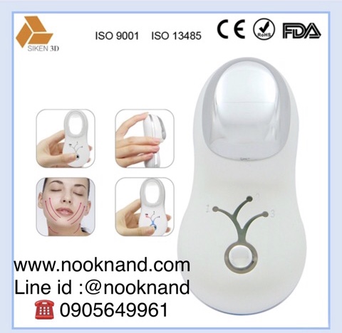 เครื่องนวดหน้ามินิระบบสั่นNO TIME Mini Galvanic Facial Spa Skin Care Beauty Device (No Time) - SKB-1016