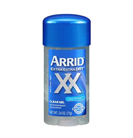 Arrid Extra Extra Dry Antiperspirant Deodorant Clear Gel 73 g. สูตร Cool Shower ผลิตภัณฑ์ทารักแร้ สินค้านำเข้าจากอเมริกา สูตรเจล สูตรกลิ่นหอมเย็นๆ ให้ความรู้สึกเย็นสบายผิว ผลิตภัณฑ์ระงับกลิ่นกายใต้วงแขนแบบเจล สำหรับผู้ที่มีปัญหามีกลิ่นตัวและเหงื