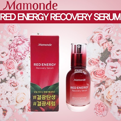 Mamonde Red Energy Recovery Serum 50 ml. เซรั่มที่ช่วยเสริมสร้างความชุ่มชื้น ลดเลือนริ้วรอยและเติมเต็มผิวให้เรียบเนียนได้ภายใน 5 วัน อีกทั้งยังช่วยเผยผิวให้เปล่งประกายแลดูมีสุขภาพดีใน 14 วันเท่านั้น