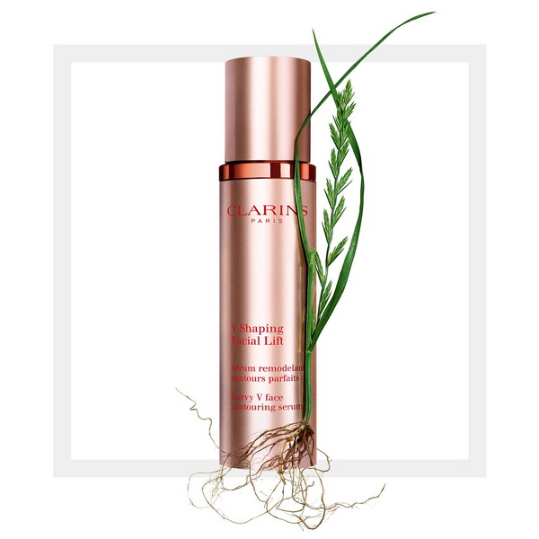 CLARINS Facial Lift Curvy V Face Contouring Serum 50 ml. เซรั่มปรับกระชับรูปหน้าสูตรใหม่ ให้สวยสมบูรณ์แบบ