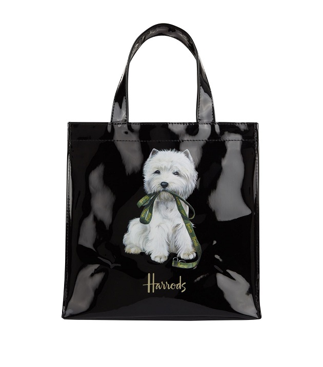 Harrods ไซส์ S รุ่น Small Westie Shopper Bag  (กระดุม)***พร้อมส่ง