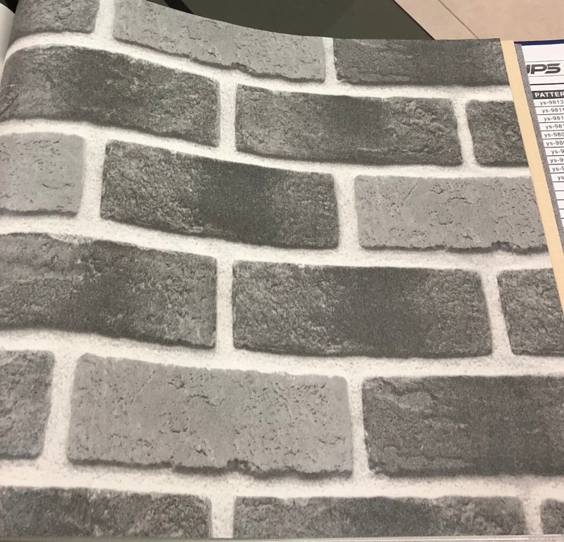 wallอิฐ ไม้1 ยาว10ม กว้าง53ซม ม้วน5ตรม ims