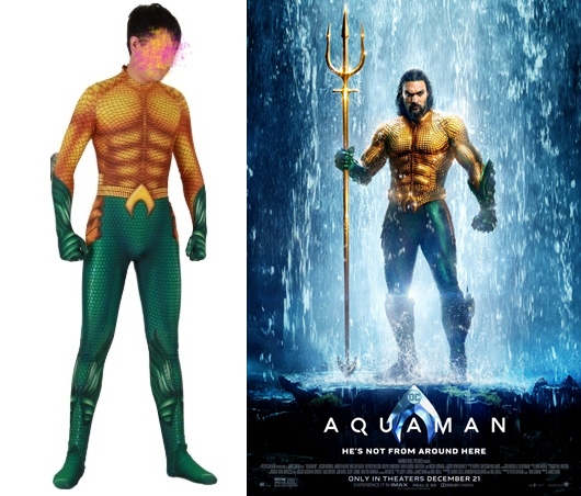 ++พร้อมส่ง++ชุดอควาแมน เจ้าสมุทร อควาแมน เจ้าสมุทร Aquaman