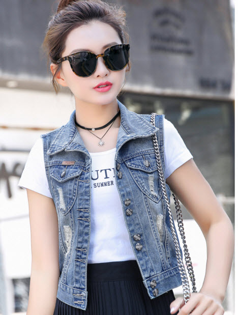 พรีออเดอร์ เสื้อคลุมยีนส์ ตัวยาว สียีนส์ 