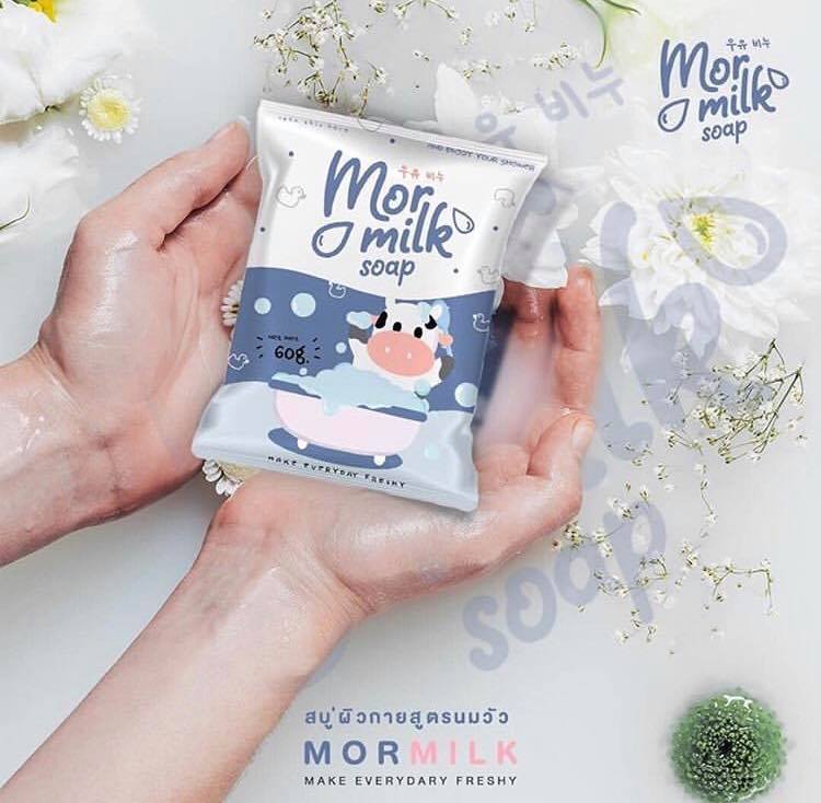Mor milk soap สบู่ผิวกายสูตรนมวัว