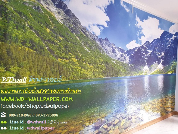 wd2 ตกแต่งผนังบ้านด้วย wallpaperติดผนัง By wdwall2
