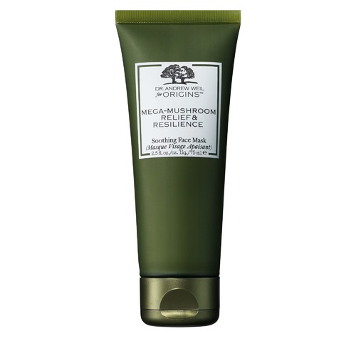 **พร้อมส่ง**Origins Dr. Andrew Weil for Origins Mega- Mushroom Relief & Resilience Soothing Face Mask 75 ml. มาส์กเนื้อนุ่มเนียนที่ช่วยทำความสะอาดผิวอย่างอ่อนโยน ปลอบประโลมและช่วยให้รู้สึกสบายผิว ทางออกเร่งด่วน ช่วยฟื้นบำรุงผิวให้สมดุลได้ทันใจ เสริมปร