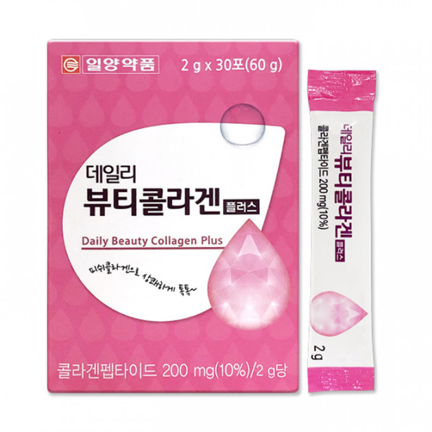 ilyang Daily Beauty Collagen (ขนาดบรรจุ 30 ซอง) คอลลาเจนตัวดังจากประเทศเกาหลี &#8203;ฟื้นฟูผิวเร่งด่วน &#8203;เติมเต็มคอลลาเจนในร่างกาย ผิวเนียนกระจ่างใส เหมือนวัยเยาว์ มอบการบำรุงฟื้นฟูเส้นผม มือ เล็บ และฟัน บำรุงร่างกายและสุขภาพผิว จ