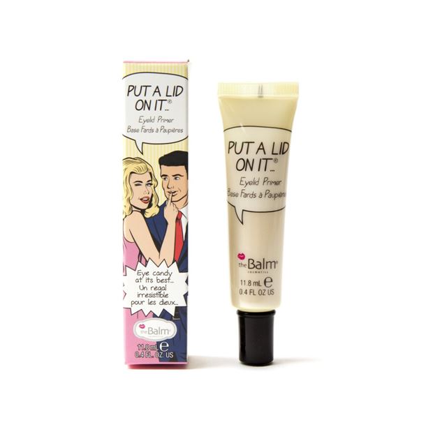 **พร้อมส่ง**The Balm Put A Lid On It Eyelid Primer 11.8 ml. อายไพรเมอร์ที่จะช่วยให้อายแชโดว์ของคุณติดทนนานและสีสันสะดุดตาสมใจคุณ ด้วยคุณสมบัติที่โดดเด่นแห้งเร็ว เนื้อเนียน ทำให้เกลี่ยง่าย สีอายแชโดว์ติดทนนานตลอดวัน และด้วยสีที่โปร่งแสงจึงไม่ทำให้สีอายแชโด