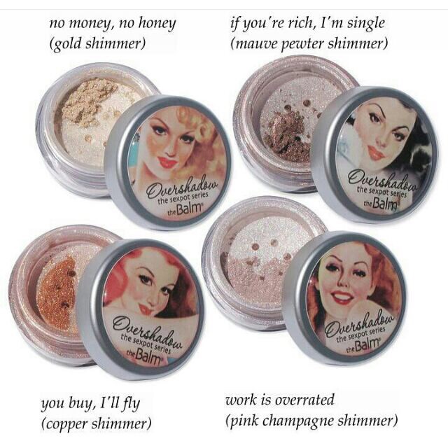 The Balm Overshadow 0.57 g. ชิมเมอร์อายแชโดว์ที่ให้ความเปล่งประกายราวกับอัญมณี สามารถนำมาใช้เป็นได้ทั้งอายแชโดว์ ไฮไลท์และบอดี้ชิมเมอร์ มีให้เลือก 4 เฉดสี