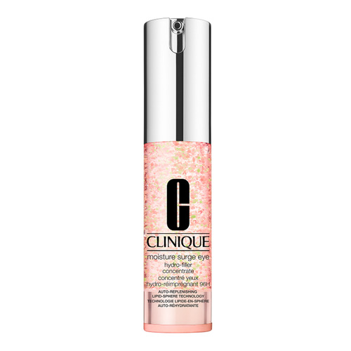 CLINIQUE Moisture Surge Eye 96-hour Hydro Filler Concentrate 15 ml. วอเตอร์เจลที่มาพร้อมเทคโนโลยี เติม ล็อก ปล่อย ความชุ่มชื้นให้ผิวบริเวณรอบดวงตาได้ยาวนานต่อเนื่อง 96 ชั่วโมง