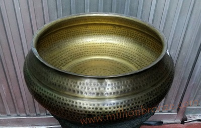 B009 อ่างทองเหลือง Brass Big Bowl