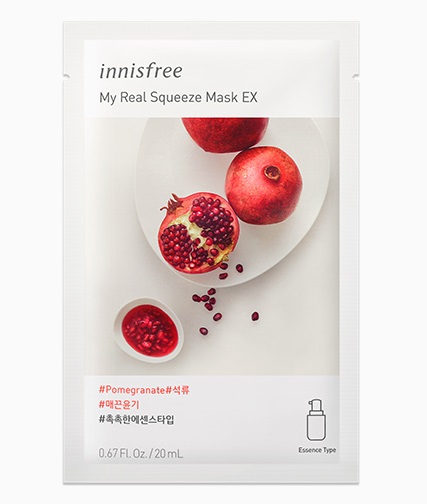 ( Pomegranate ) My Real Squeeze Mask EX