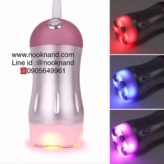 เครื่องนวดหน้าเมโสรุ่นใหม่ ปรับได้ 3ระดับ แสง3สี รุ่นนี้ผลักตัวยาได้ลึกมากๆค่ะ