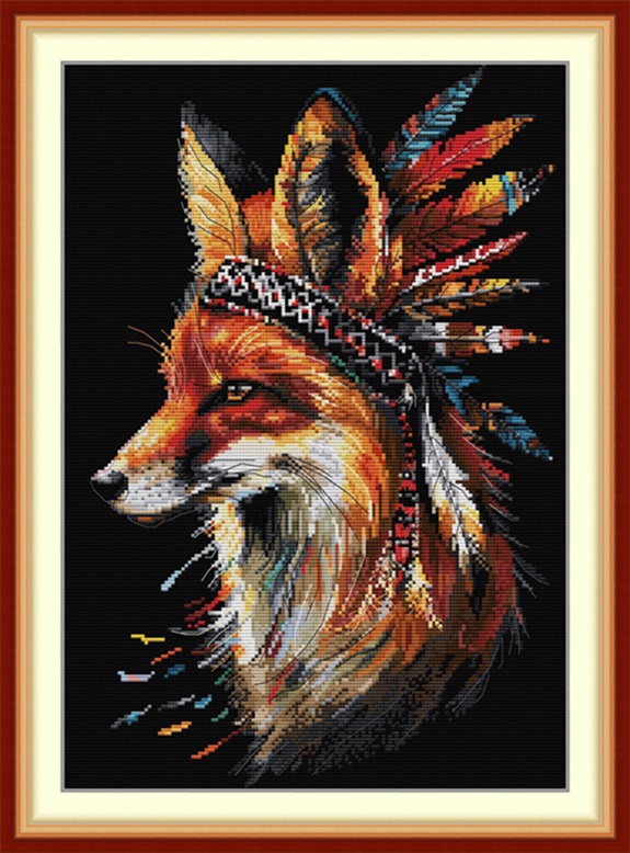 Indian foxe (ไม่พิมพ์/พิมพ์ลาย)