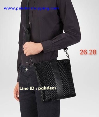 Bottega Veneta Messenger bag Original Size 26 cm งานหนังแท้ รายละเอียดสวยเหมือนแท้