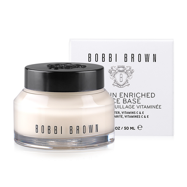 Bobbi Brown Vitamin Enriched Face Base 50 ml. ไพรเมอร์ และ มอยส์เจอไรเซอร์สูตรไม่มีส่วนผสมของน้ำมัน ผสานด้วยพลังของความชุ่มชื้นจากเชียร์บัตเตอร์และวิตามินบี  ซี และ อี กลิ่นหอมจากเกรปฟรุต และดอกเจอราเนียมช่วยให้ผิวรู้สึกสดใสเบาสบาย ผิวแลดูสุขภ