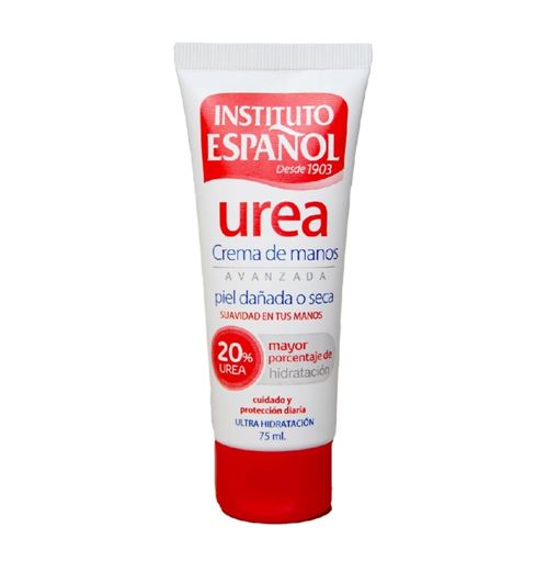 *พร้อมส่ง*Instituto Espanol Urea Hand Cream 75 ml. ครีมทาบำรุงผิวมือ สูตรยูเรียเข้มข้น 20% ที่มีปัญหาอย่างรุนแรงและการป้องกันของผิวหยาบหรือแห้ง ช่วยฟื้นฟูผิวหนังที่มีปัญหา ให้ความชุ่มชื้นเป็นเวลานานช่วยเพิ่มความนุ่มนวลของผิว ลดความหยาบกร้านและความเหี่ยว ไ