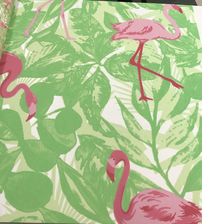 wallpaper ใบไม้ ขนสัตว์  ม้วนปกติ 1 ม้วน 5 ตารางเมตร กว้าง 53 cm ยาว 10 m  lm