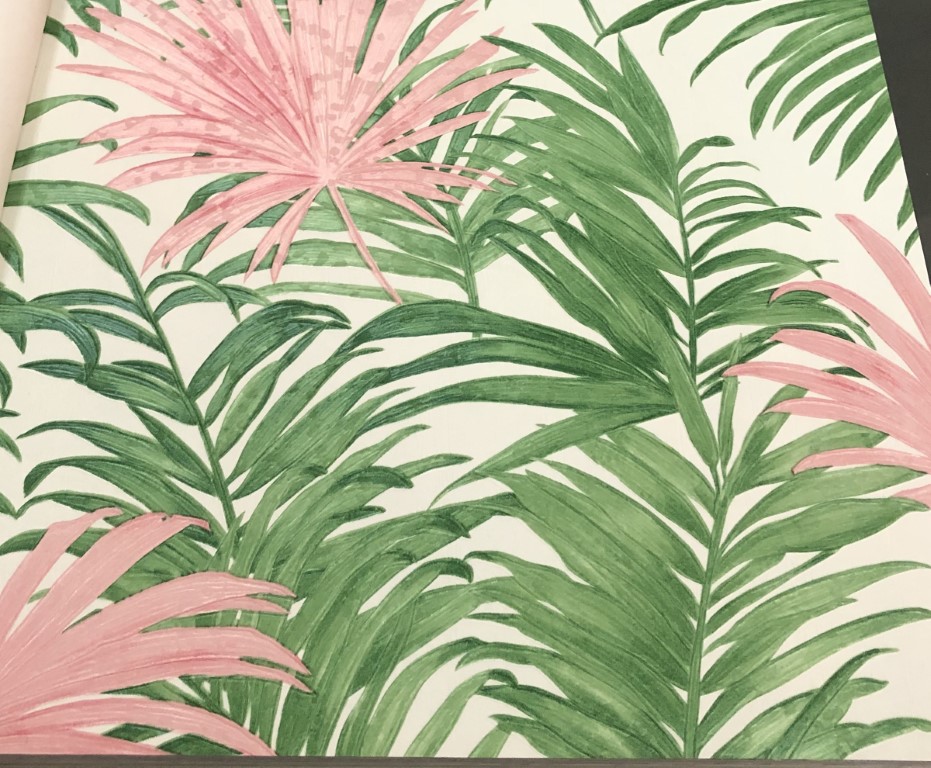 wallpaper ใบไม้ ขนสัตว์  ม้วนปกติ 1 ม้วน 5 ตารางเมตร กว้าง 53 cm ยาว 10 m  ip