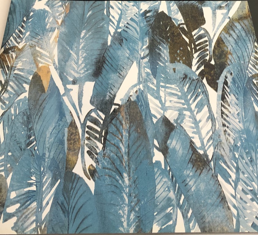 wallpaper ใบไม้ ขนสัตว์  ม้วนปกติ 1 ม้วน 5 ตารางเมตร กว้าง 53 cm ยาว 10 m  ip