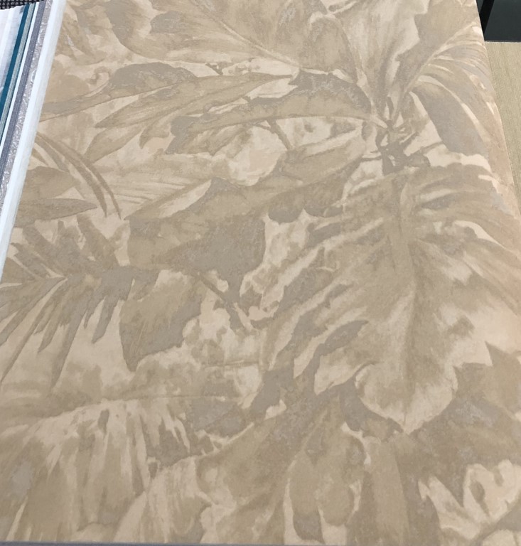 wallpaper ใบไม้ ขนสัตว์  ม้วนปกติ 1 ม้วน 5 ตารางเมตร กว้าง 53 cm ยาว 10 m  am