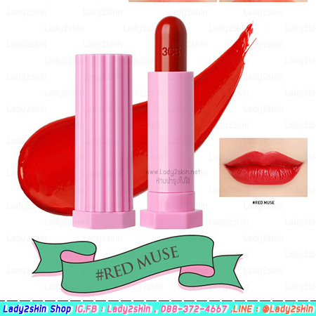 VIPงดลด( # RED MUSE ) LOVE 3CE GLOSSY LIP STICK