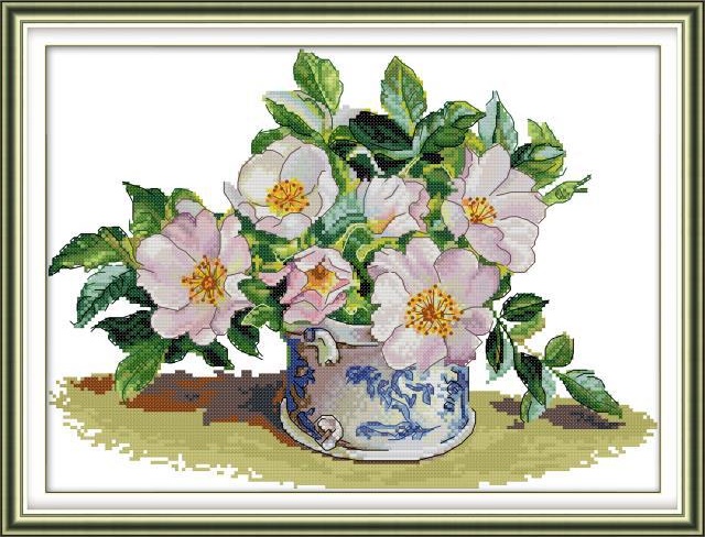 Flower vase (ไม่พิมพ์/พิมพ์ลาย)