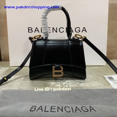 Balenciaga Hourglass Hiend  size 19 cm งานหนังแท้ รายละะเอียดสวยเหมือนแท้ 