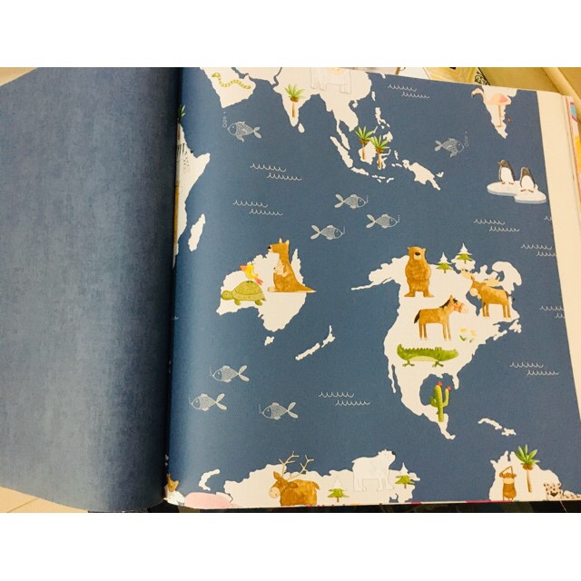 wallการ์ตูนใหม่ ยาว10ม ก53ซม ม้วน5ตรม ak