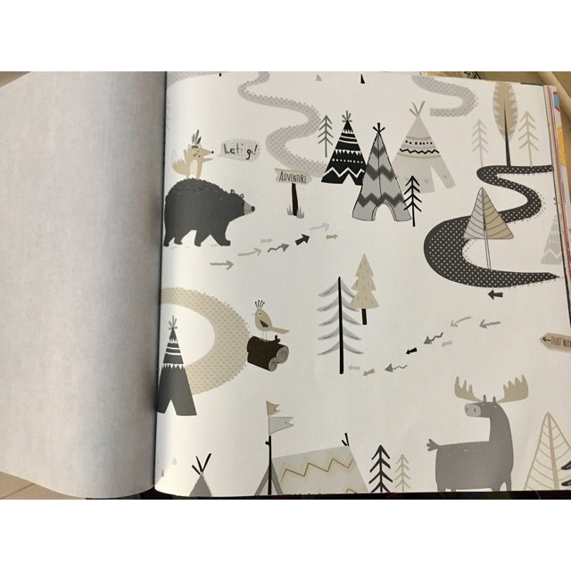 wallการ์ตูนใหม่ ยาว10ม ก53ซม ม้วน5ตรม ak