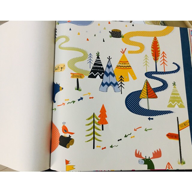 wallการ์ตูนใหม่ ยาว10ม ก53ซม ม้วน5ตรม ak