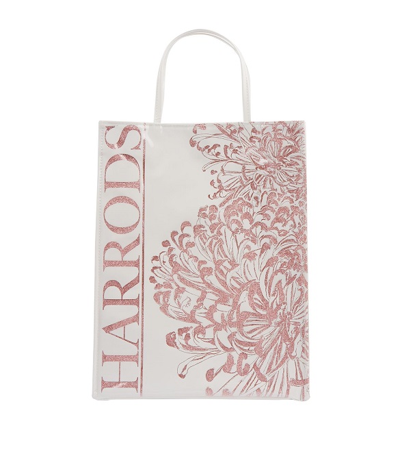 Harrods from UK รุ่น Medium Flower Burst Shopper Bag (กระดุม)***พร้อมส่ง***