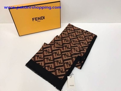 Fendi Scarf size 70x180 cm เนื้อผ้านุ่มน่าใช้ งานเหมือนแท้ เกรดดีสุด